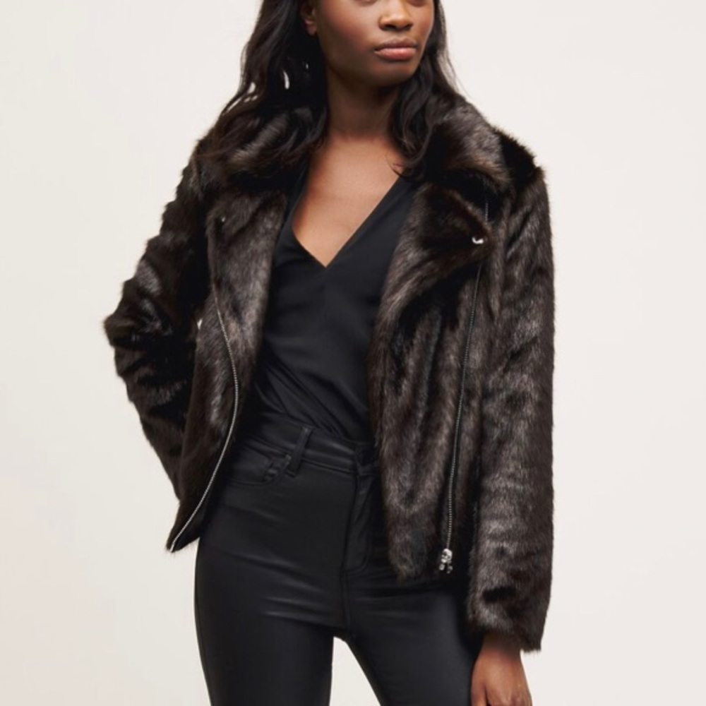 NWT Faux Fur Jacket